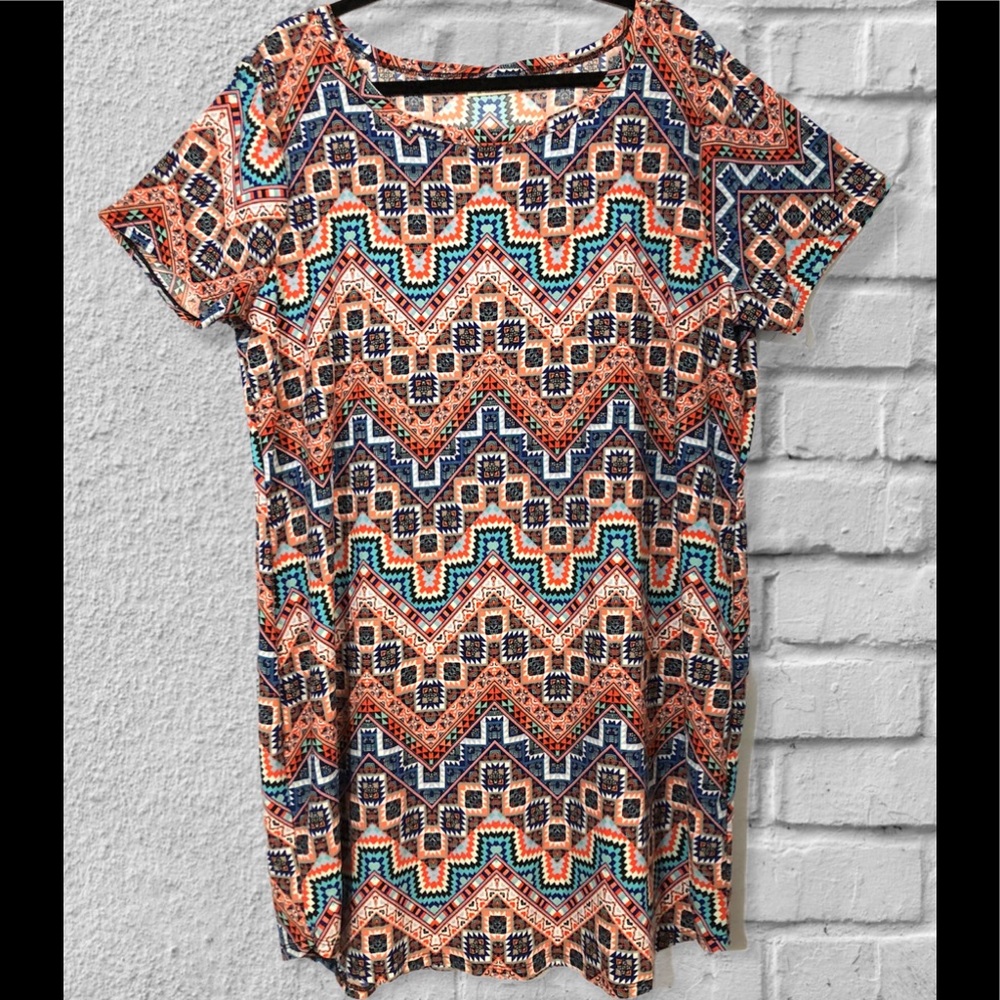 Geometric design tunic or dress